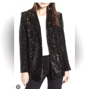 Black Sequin Blazer from Something Navy!